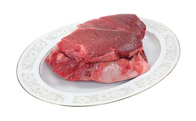 Chuck roast on platter