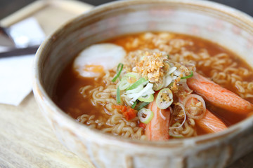 Spicy Noodle with egg