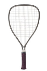 Old Racquetball racket islotated