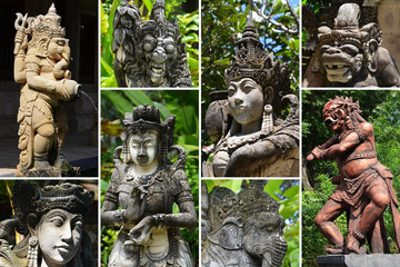 Statues à Bali