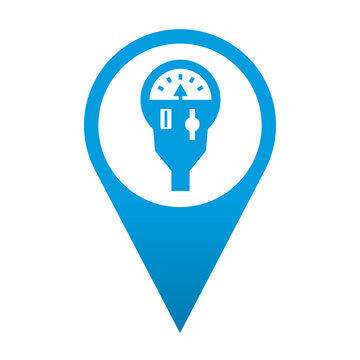 Icono localizacion simbolo parquimetro