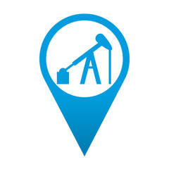 Icono localizacion simbolo pozo petrolifero