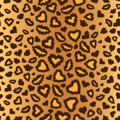 leopard skin seamless background