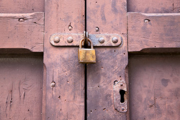 abstract  padlock rusty  crenna gallarate varese italy