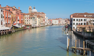 Fototapeta na wymiar Venice - Canal Grande from Ponte degli Scalzi