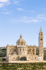 Fototapeta na wymiar Kościół Ta 'Pinu pobliżu Gharb Gozo, Malta