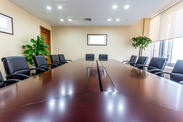 Business meeting room in office