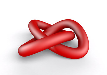 Red Torus knot