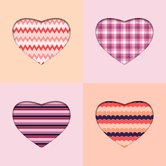 background with hearts