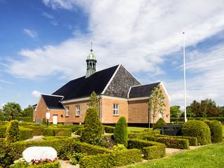Church in Nordby, Fanoe, Esbjerg, Denmark