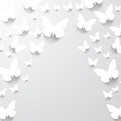 Paper Butterfly Background