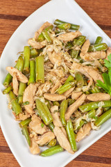 Green beans with chicken