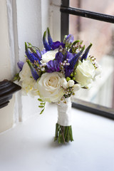wedding bouquet window
