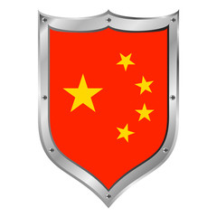 China flag button.