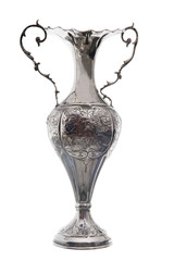 Antique silver amphora