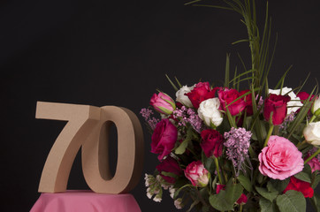 Happy birthday with roses