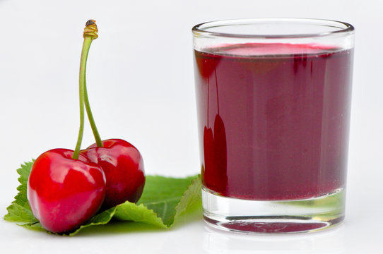 Fototapeta jus de cerise