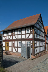 half-timbered house
