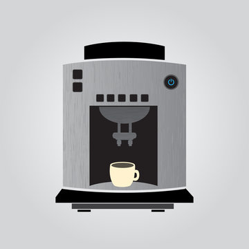 silver coffeemaker espresso machine eps10