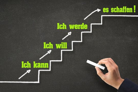 Ich kann, ich will, ich werde es schaffen!