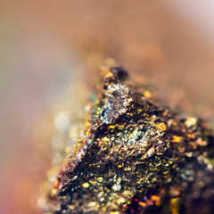 Fantastic background, magic of a stone, rainbow in rock