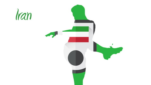 Iran world cup 2014 animation with player