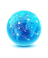 world globe connection