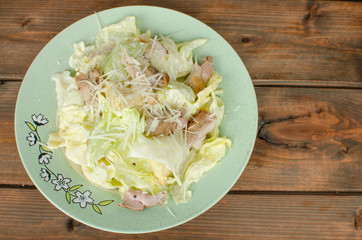 Caesar salad with parmezan