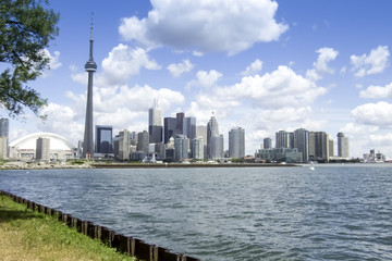 City at the waterfront, CN Tower, Lake Ontario, Toronto, © bruno135_406