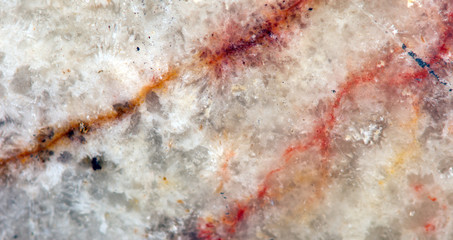 Background of a old crystal stone at extreme closeup. Macro