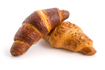 Verschiedene Croissants