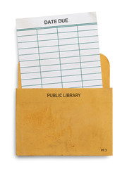 Library Due Card