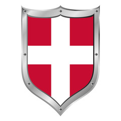 Denmark flag button.
