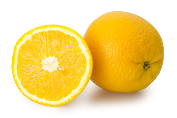 Orange and a slice of orange