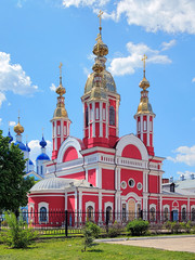 Fototapeta na wymiar Church of John the Baptist in Kazan Monastery, Tambov, Russia