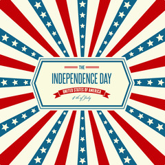 American Independence Day  Patriotic background