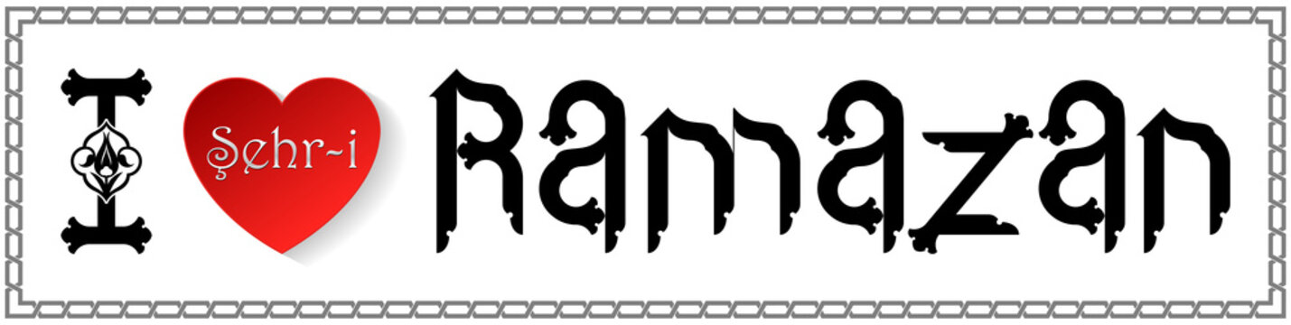 Vekt&ouml;rel Ramazan Tipografi