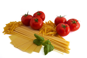 Nudel und Tomaten Mix