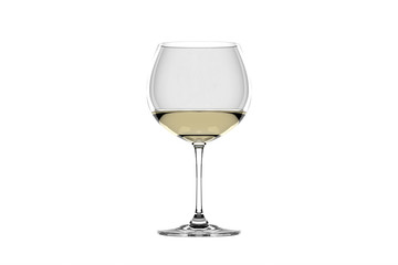 White wine in glass.