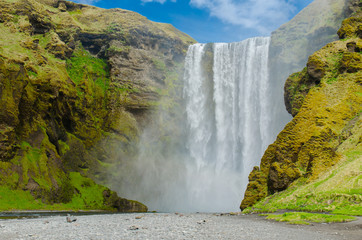 Skogafoss waterfall in Iceland