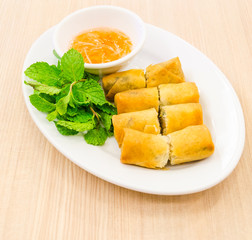 Fried spring rolls