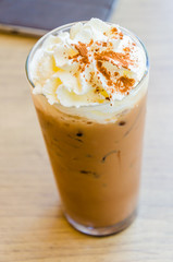 Iced coffee mocha