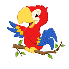 Cartoon Parrot © mumut