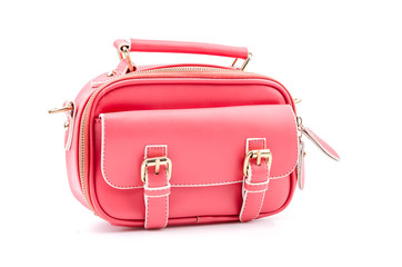 Handbag isolated white background