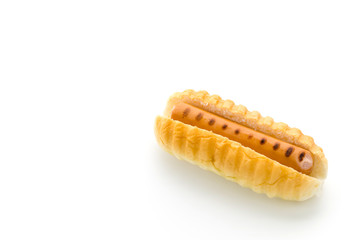 Hot dog isolated on white background