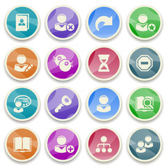 Users color icons.