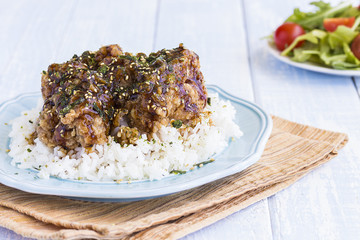 Garlic Furikake Chicken