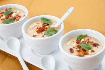Chilled Corn and Bacon Soup