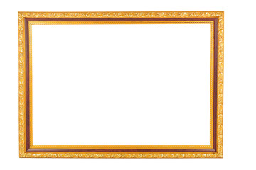 Gold vintage frame