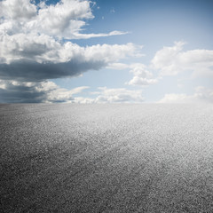 background of road with sky